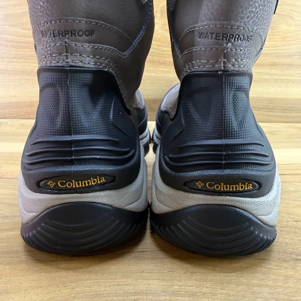 Columbia Bugaboot III Arctic Omni Heat Mens Boot 12 Gray Black Snow Waterproof